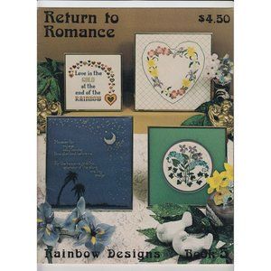 Rainbow Designs Return to Romance Cross Stitch Pattern Book 5